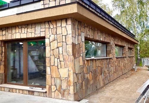 Плитняк кора дерева для фасада купить в Трёхгорном