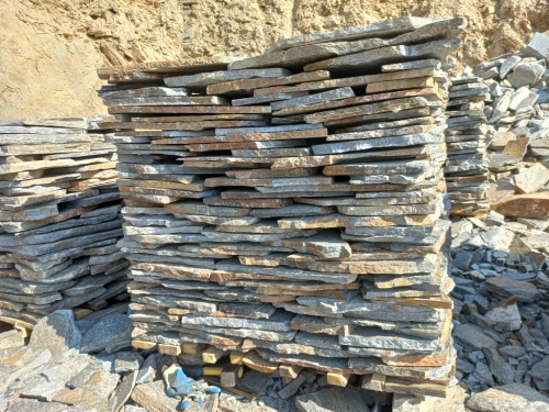 Плитняк серицит облицовочный 10-20мм купить в Трёхгорном